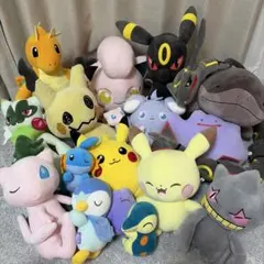 値下げ！！》ポケモン ぬいぐるみ まとめ - メルカリ