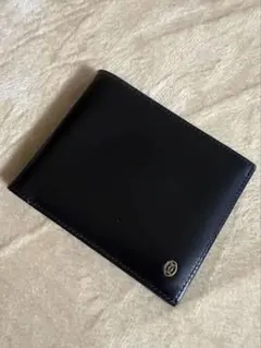 カルティエ 二つ折り財布 コンパクト財布 パシャ ドゥ レザー ブラック