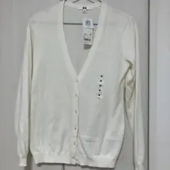 UNIQLO オフホワイト UVカットカーディガン M