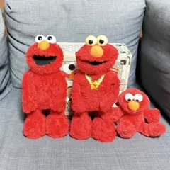 【激レア！】くすぐりエルモとエルモ　スペシャル　バージョン、動作品と不動品　3体のサムネイル