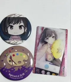 プロジェクトセカイ 東雲絵名 缶バッジ カード 3点セット - メルカリ