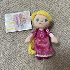 【タグ付】ディズニー　イッツアスモールワールド　ラプンツェルマスコットぬいぐるみ