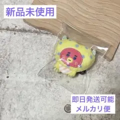 新品未使用☆BTS BT21 TATA ぬいぐるみバッジ モンスター テテ V