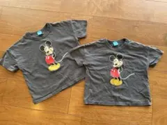 ミッキーTシャツ 2枚セット 110cm 120cm＊お揃いコーデ