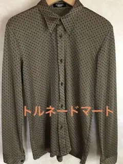 ブラウン 長袖カットソー