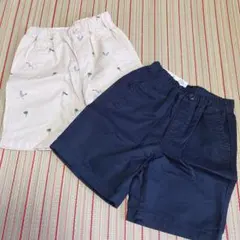 UNIQLO kids ハーフパンツ 110 2着セット