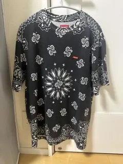 シュプリームスモールボックスロゴTシャツバンダナ柄ペイズリー柄木村