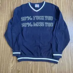 SON OF THE CHEESE ネイビー Vネックセーター Mのサムネイル