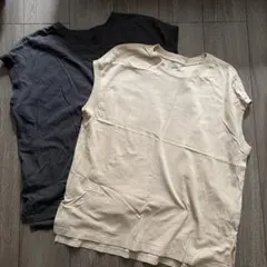 GRL フレンチスリーブTシャツ2枚セット