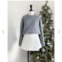 Y's Stella ワイズステラ Alpacashaggyknit cygne