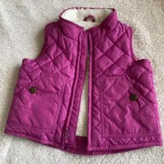 babyCap キルティングベスト 12-18ヶ月 パープル
