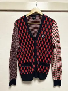 PEARLY GATES アーガイル柄 カーディガン サイズ5のサムネイル