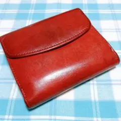 確実本物＊COACH　コーチ　Wホック2つ折り財布　赤