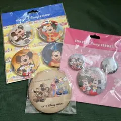 新品　ミートミッキー　TOKYO DISNEY RESORT 缶バッジセット