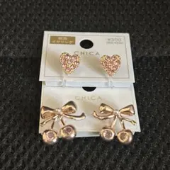 【新品まとめ売り】3coins樹脂イヤリング