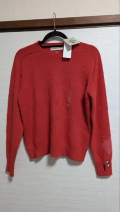 ★ユニクロ アニヤ★新品 カシミヤクルーネックセーター レッド L