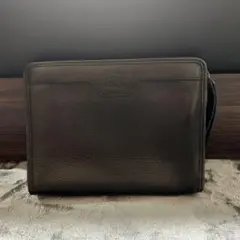 バーバリー BURBERRY レザーバッグ クラッチバッグ ブラック