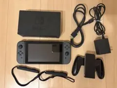 Nintendo Switch 本体 グレー 付属品あり
