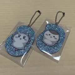 ちいかわ　ラメアクリルキーホルダー　シーサー　くりまんじゅう