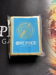 ワンピース カードゲーム リミテッドスリーブ スタンダードブルーゴールド