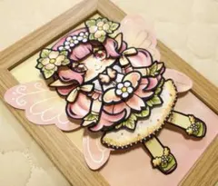 H*e様 オリジナル イラスト アナログ 創作 水彩画 女の子 - メルカリ