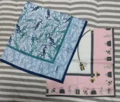 YSL ハンカチ 2枚セット