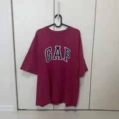 GAP ロゴ 半袖Tシャツ ボルドー オーバーサイズ