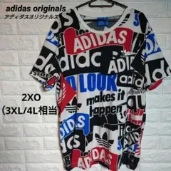 の*ん様 【希少】adidas オリジナルス 総柄ロゴTシャツ マルチカラー 2