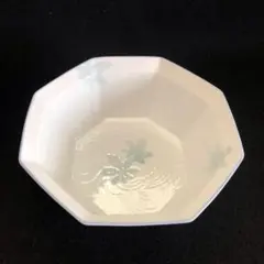 有田焼 光峰 中鉢 菓子器 青紅葉 もみじ 八角形