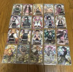 鬼滅の刃 ステンドグラスカードコンプリート