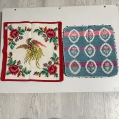 【未使用】フェイラー FEILER アナスイ タオルハンカチ2枚セット花と鳥