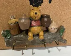 美品　セトクラフト ディズニー くまのプーさん 壁掛けキーフック　2002年廃盤のサムネイル