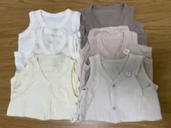 メッシュ素材 タンクトップ 肌着 60cm 6点セット