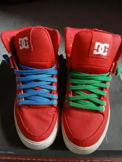 DC ハイカットスニーカー レッドのサムネイル