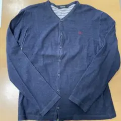 バーバリーブラックレーベル カーディガン ネイビー