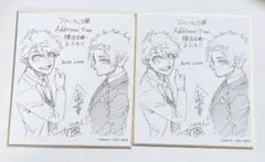 ブルーロック展 ミニ色紙 糸師冴 吉良涼介 横浜 ブルロ展 原作絵