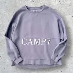 CAMP7 ユニセックス トレーナー スウェット 3Dロゴ オーバーサイズ M