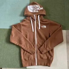 THE NORTH FACE ブラウン フルジップフーディ XS