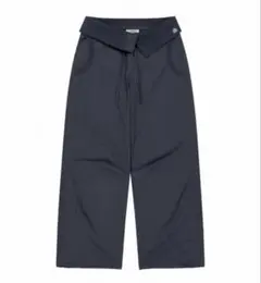 coyseioワイドパンツ カジュアルパンツ　ネイビー　サイズ1 coyseio カジュアルパンツ ワイドパンツ ネイビー | Mercari