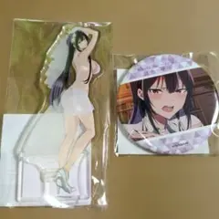 履いてください、鷹峰さん アクリルスタンドフィギュア、缶バッジ