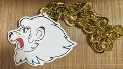 即日発送埼玉西武ライオンズ ビッグチェーンネックレス クソデカネックレス レオ