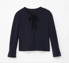 未使用級✨フォクシーニューヨーク LADY BOW カーディガン 袖ロゴ 未使用 FOXEY NY Lady Bow Cardigan 38 ネイビー完売 - メルカリ