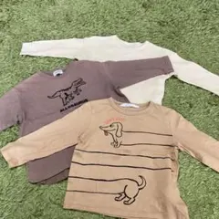 長袖カットソー 100 3枚セット