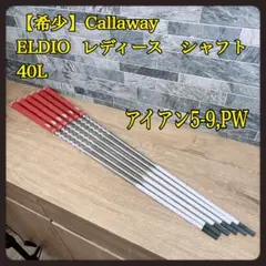 【希少】ゴルフ　シャフト　ELDIO 40L　レディース　アイアン5-9，PW用 希少】ゴルフ シャフト ELDIO 40L レディース アイアン5-9，PW用