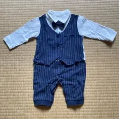 セレモニースーツ ロンパース　ネイビー　80㎝