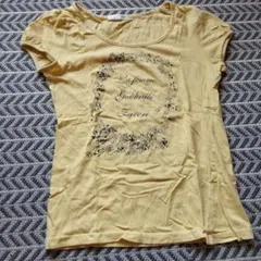 favori 半袖 Tシャツ イエロー ロゴプリントのサムネイル