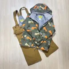 スキーウエア nima 140 カモフラ柄 上下セット