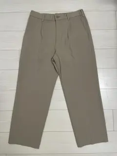 UNIQLO ユニクロ タックワイドパンツ ベージュ（メンズ）