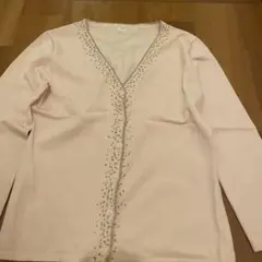 enquete pure elegance ビジューカーディガン ピンクのサムネイル