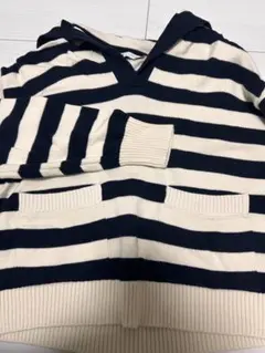 ZARA ボーダー　セーラーニット　S